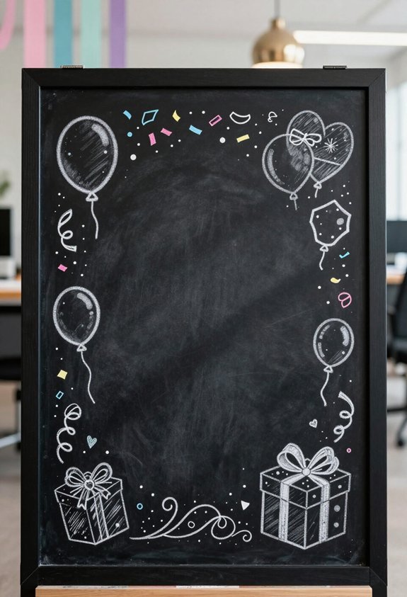 chalkboard signs bring charm
