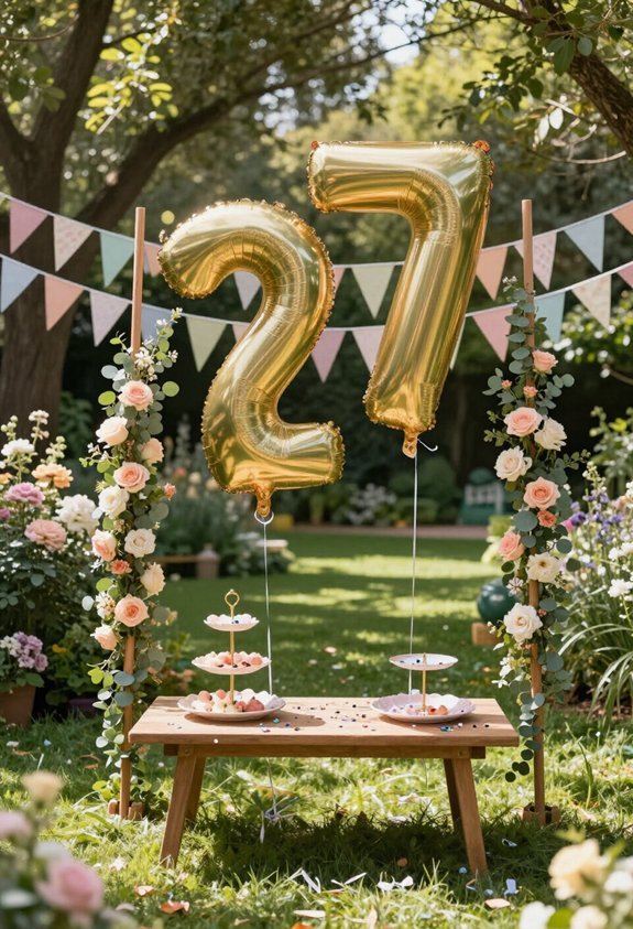 charming outdoor garden celebration