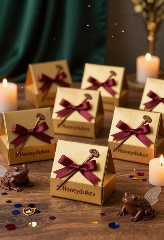 chocolate frog party favors