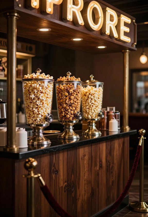 cinema themed birthday celebration setup