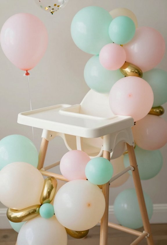 colorful balloon arrangements ideas