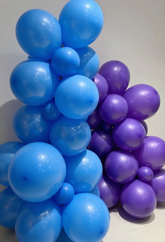colorful balloon party decorations