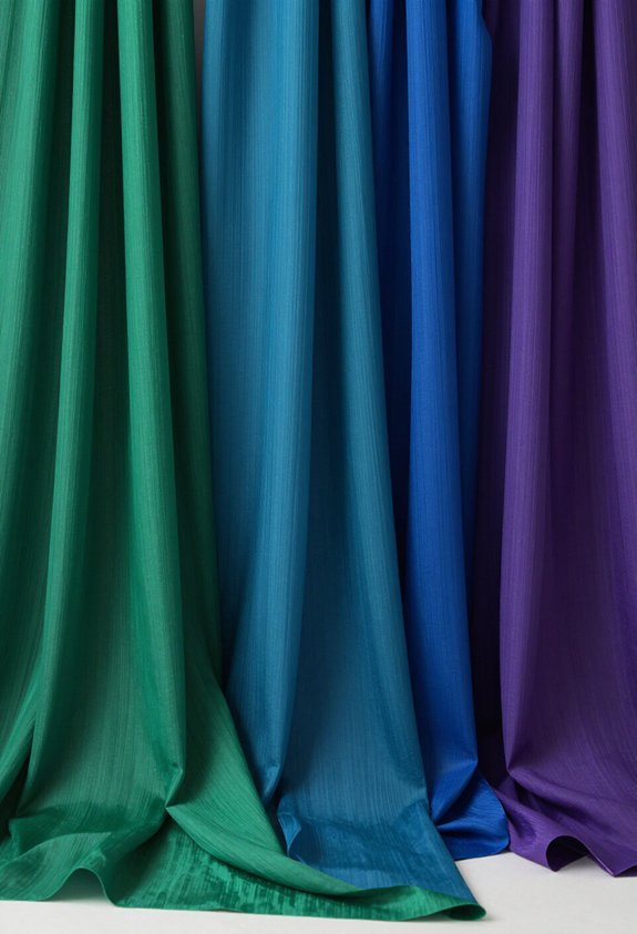 colorful crepe paper backdrop