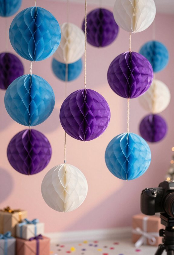 colorful diy party decoration