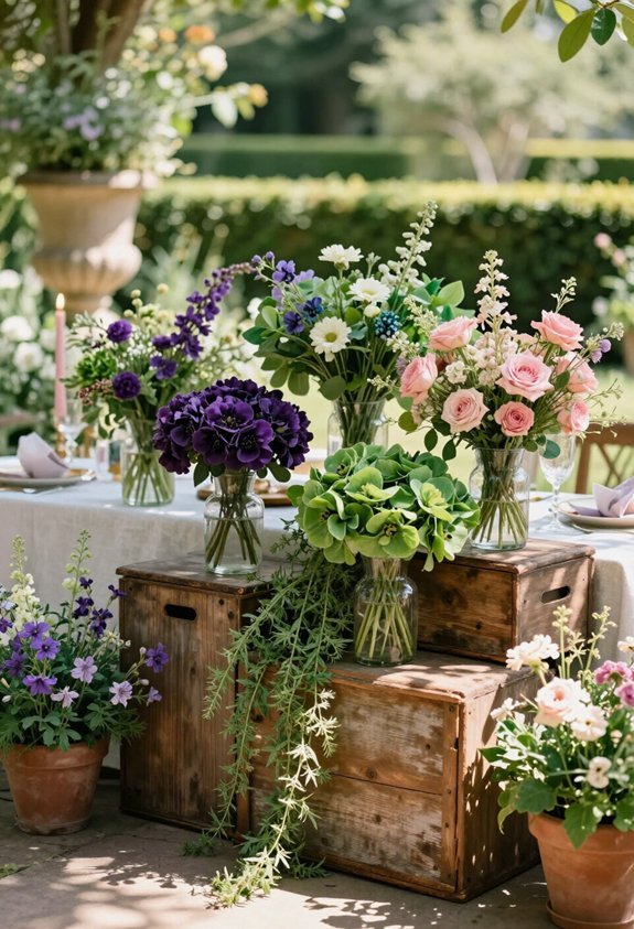 colorful floral centerpiece ideas