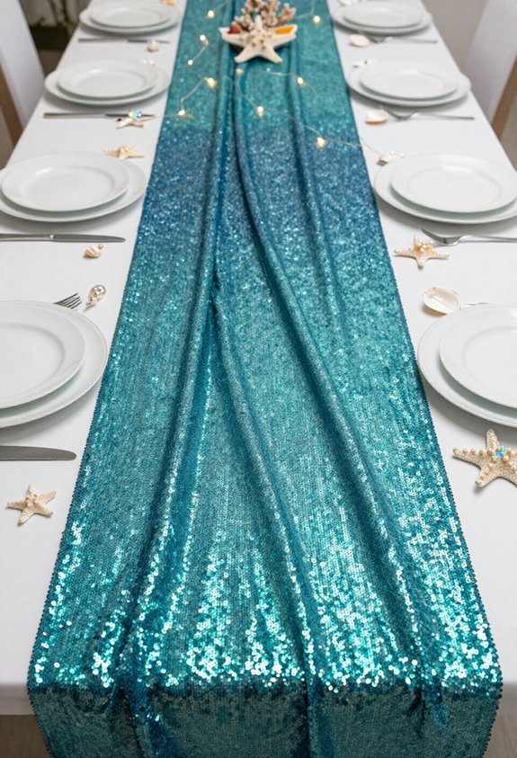 colorful ombr table elegance