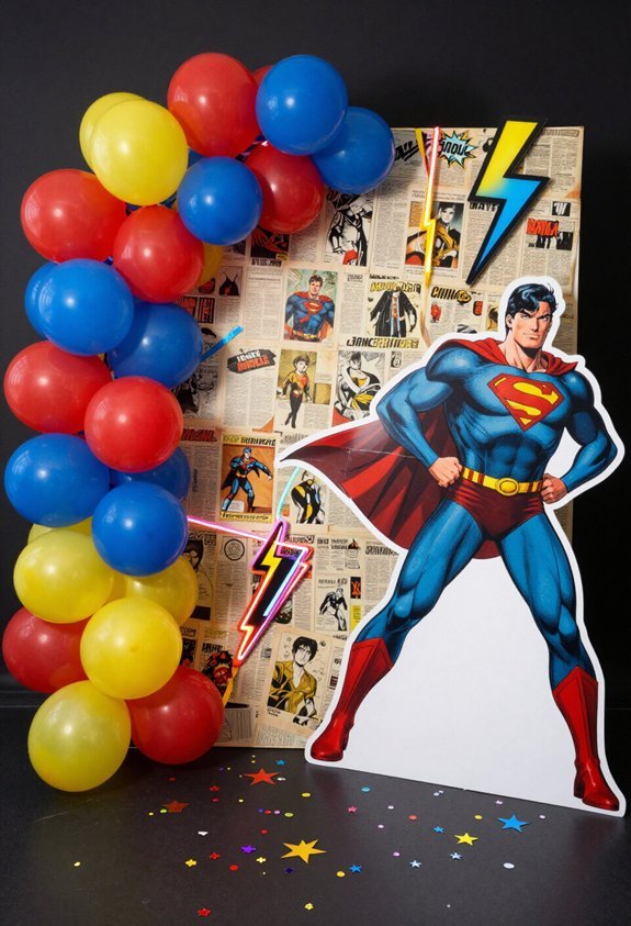 comic book childhood party