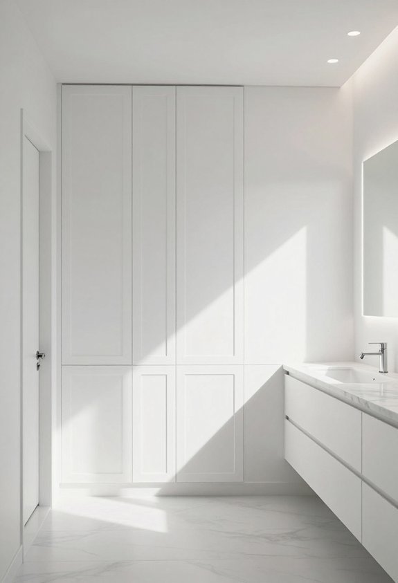 concealed storage through paneling