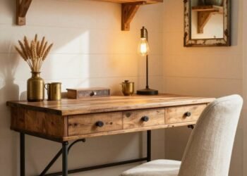 cozy farmhouse office decor