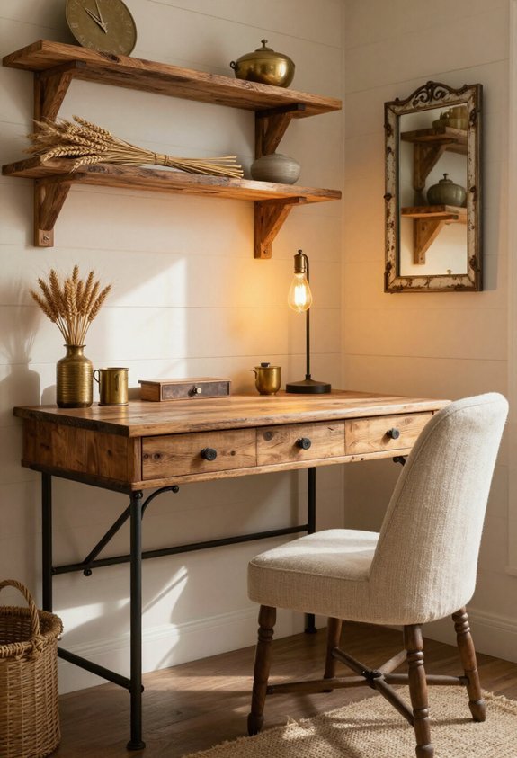 cozy farmhouse office decor