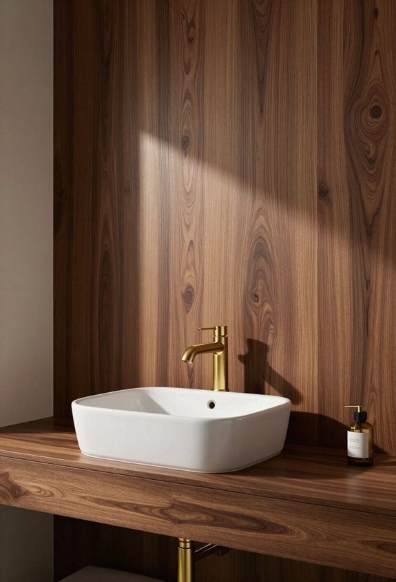 cozy wood plank transformation