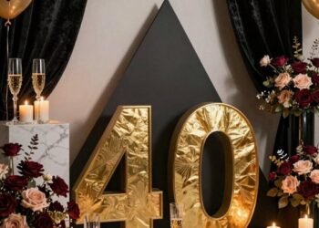 creative 40th birthday decorations