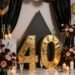 creative 40th birthday decorations