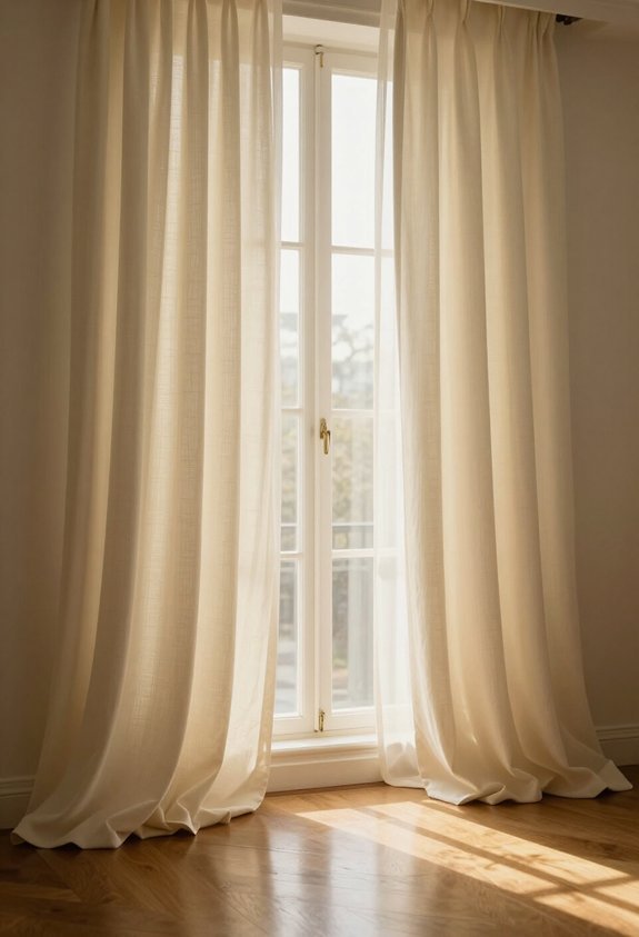 curtain length affects aesthetics