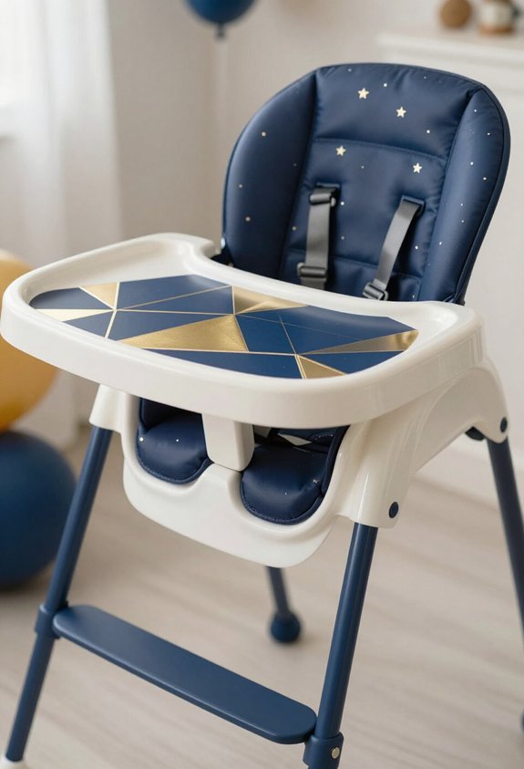custom high chair decor