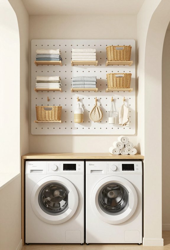 customizable laundry room storage