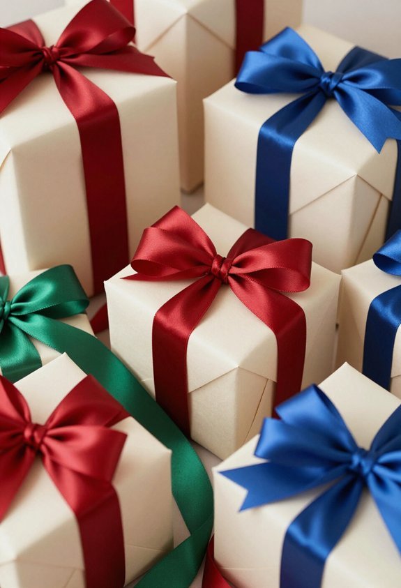 decorative bows on gifts