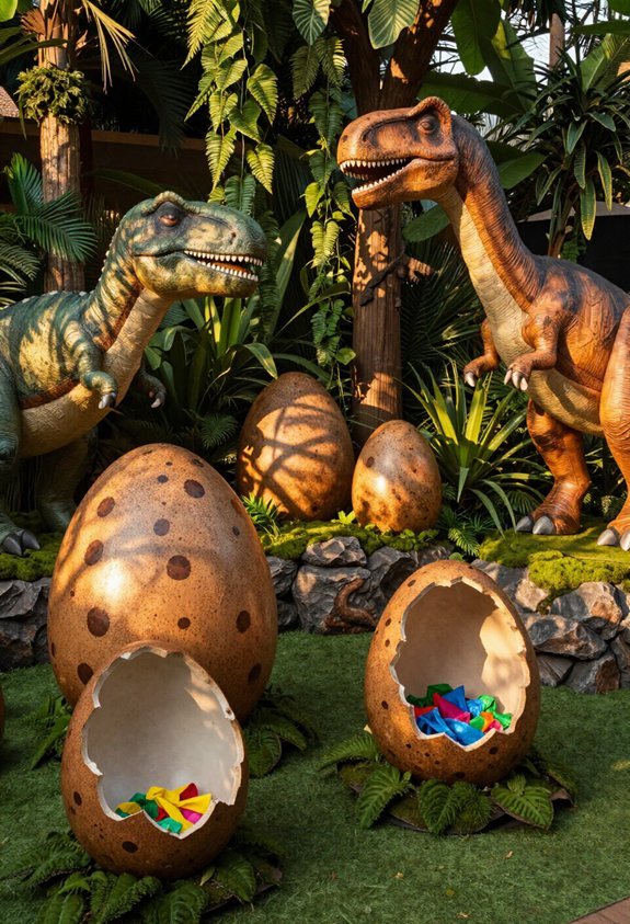 dinosaur egg party decorations