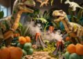 dinosaur themed birthday decorations ideas