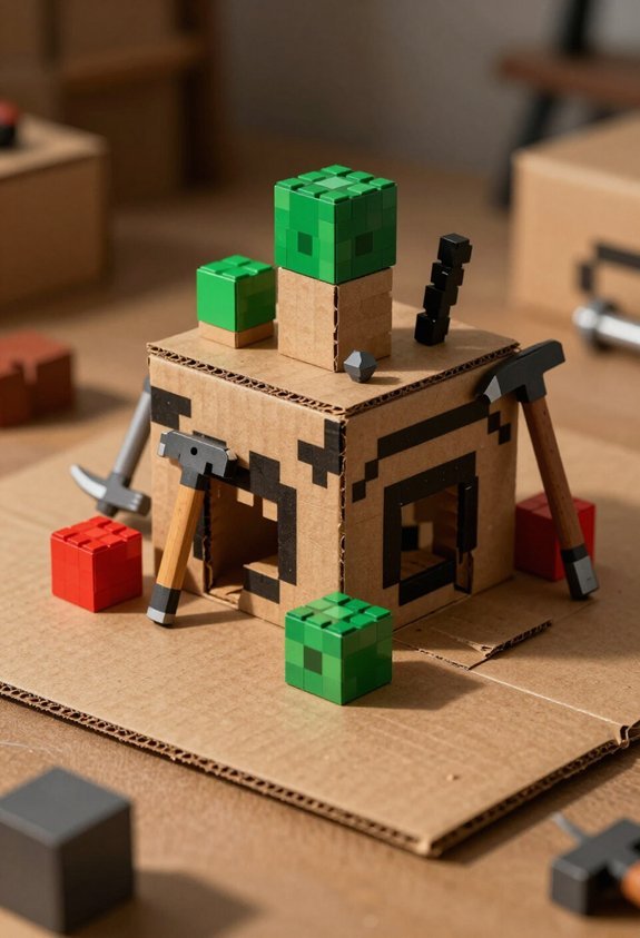 diy minecraft crafting table