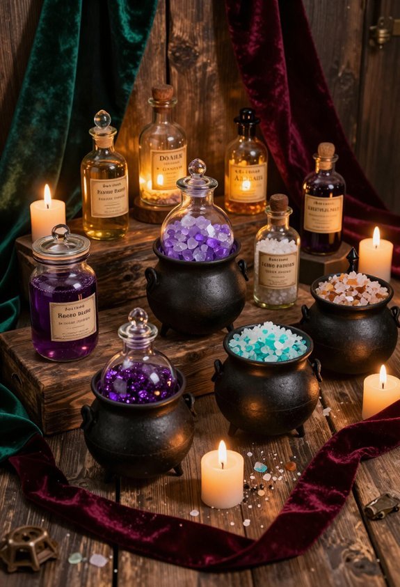 diy potion cauldron setup