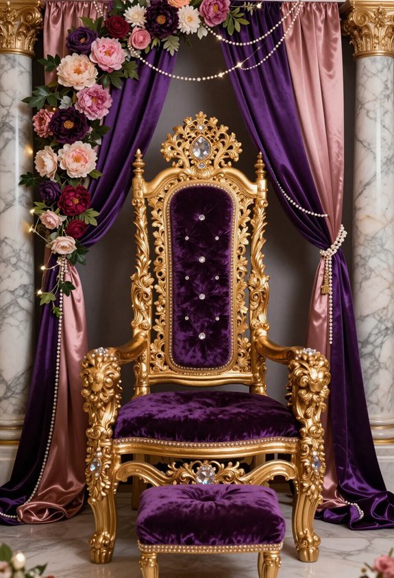 diy royal throne decor