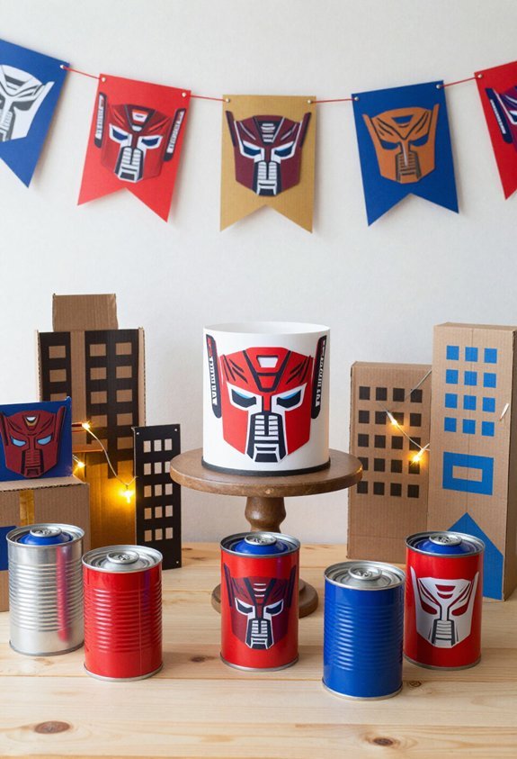 diy transformer themed decorations