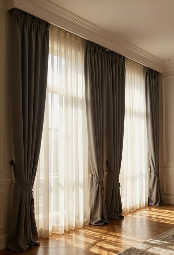 dramatic height with elegance