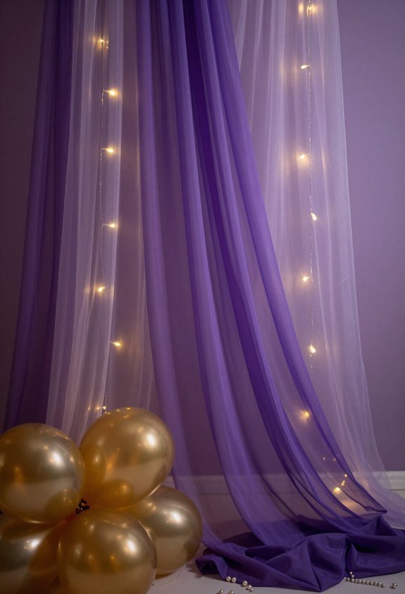 dreamy purple photo backdrop