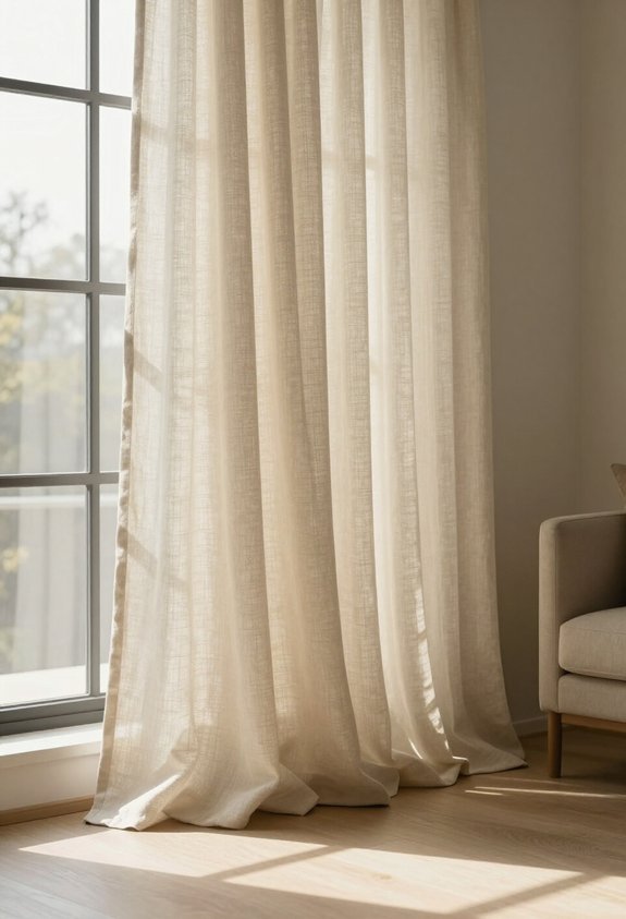 effortless stylish natural curtains