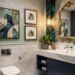 elegant bathroom wall decor