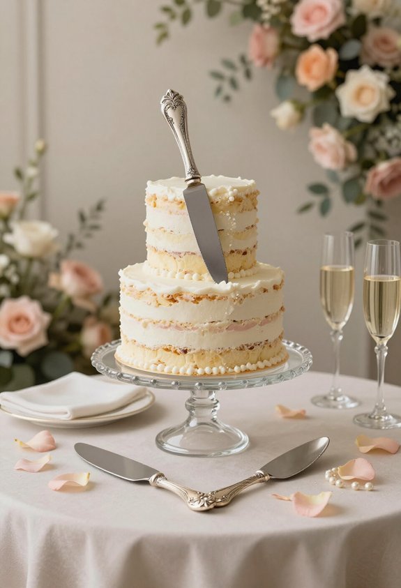 elegant cake serving essentials