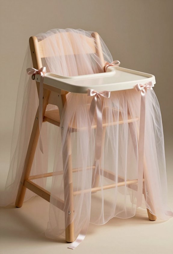 elegant high chair decor