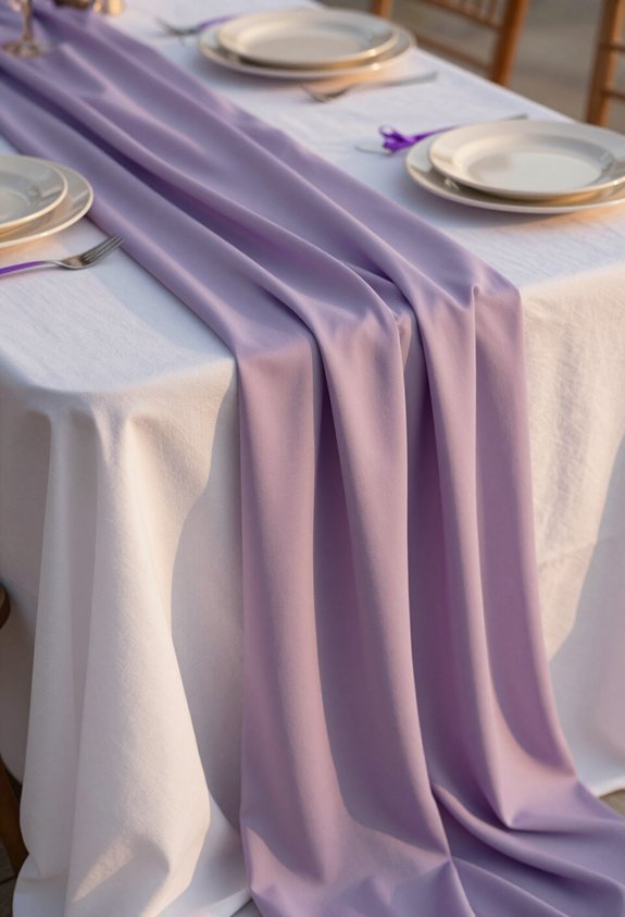 elegant lavender table decor