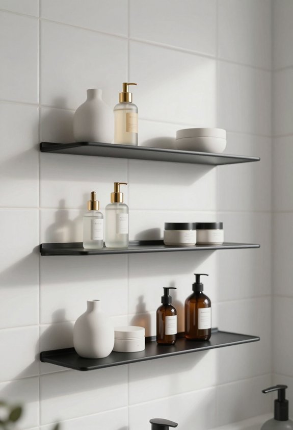 elevate bathroom product display