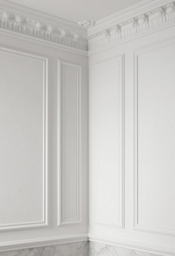 elevate walls with crown molding