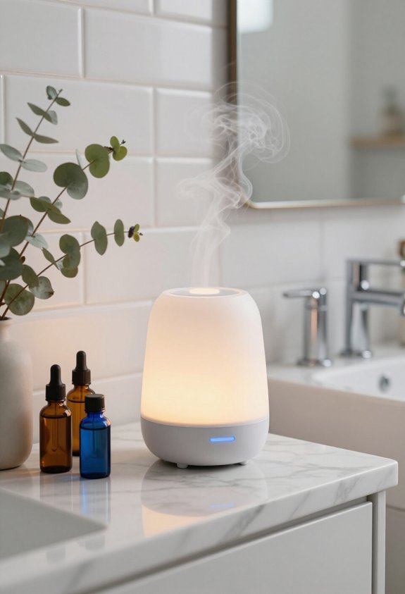 essential oil bathroom transformation