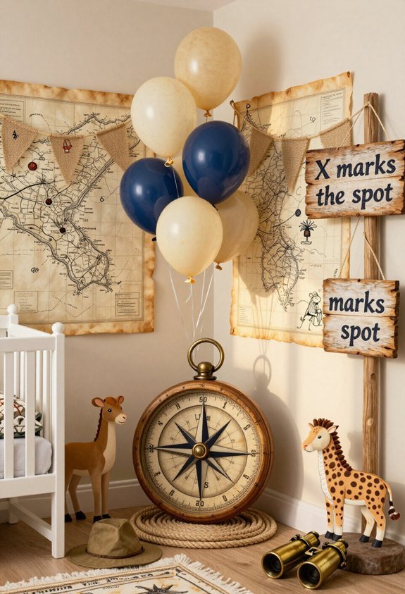 exploration themed first birthday