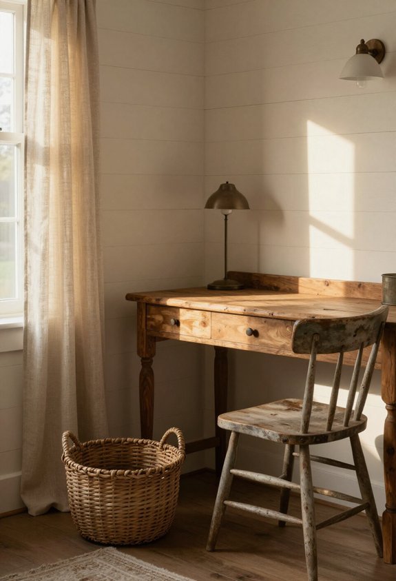 farmhouse shiplap and neutrals