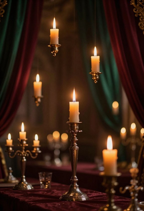 floating led candle decor