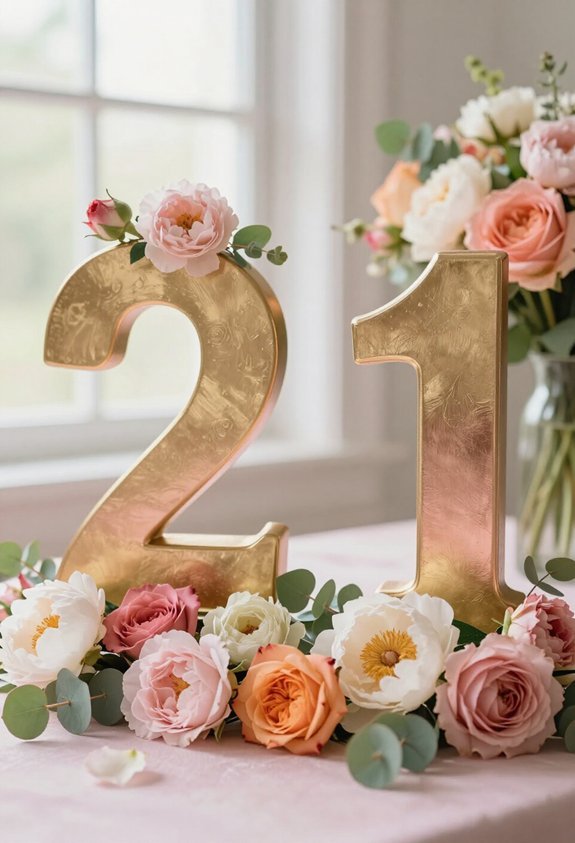 floral arrangement for milestones