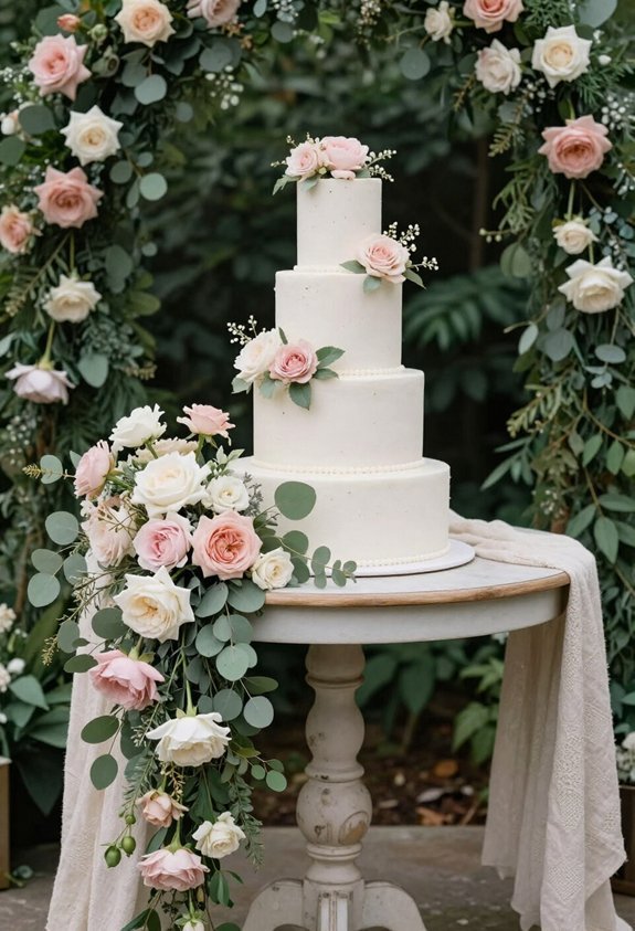 floral decorations for cake