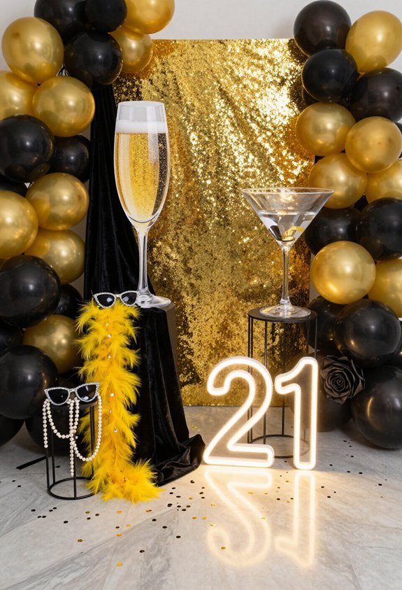 fun photo booth setup