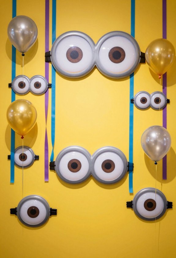 giant googly eyes installation