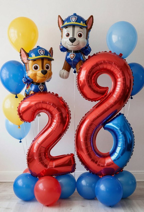 giant inflatable birthday numbers