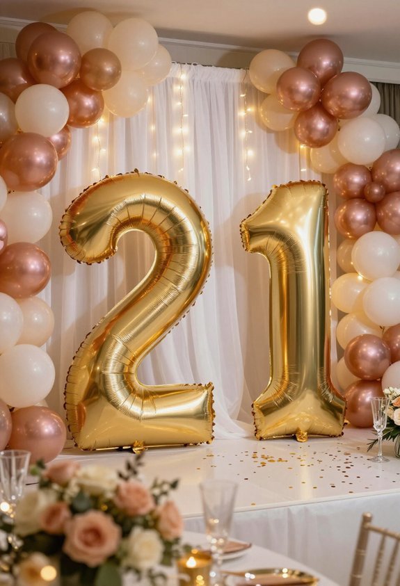 giant photo prop numbers