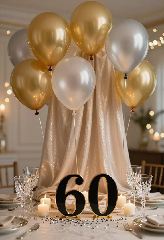 glamorous gold and silver