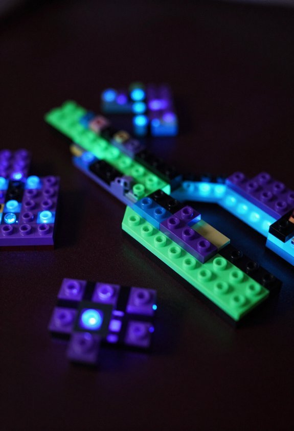 glow in the dark lego fun