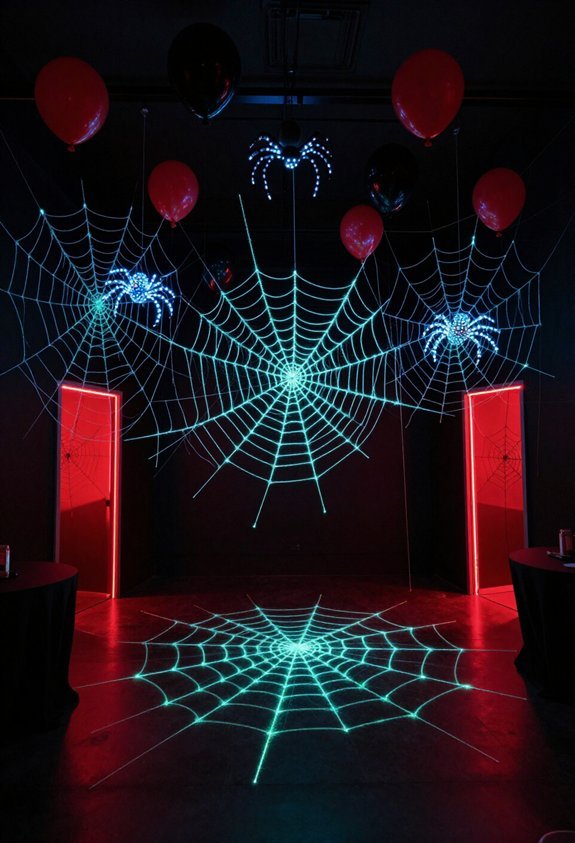 glow in the dark party decorations