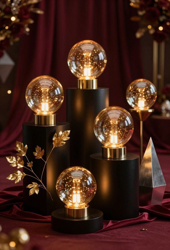 glowing iron man centerpiece extravaganza
